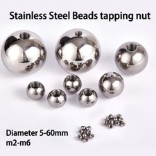 Stainless Steel Beads Tapping Nut Muff Spherical Bead Nuts Diameter 5-60mm*m2-m6