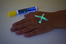 Opticz XL Yellow Blacklight Reactive Large Tip Invisible UV Ink Security Marker