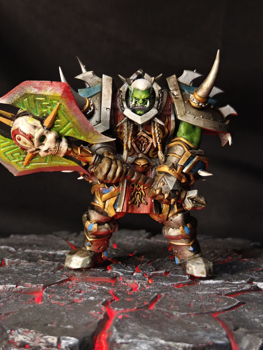 Figurine Varok Saurfang De World Of Warcraft - 22 Cm - En Vinyl - Occasion