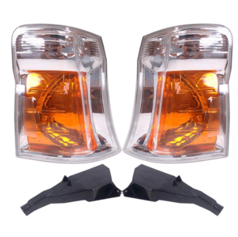 Corner Turn Signal Light Lamp Housing Pair For 2005-2012 Nissan Urvan E25 Van Foto 3 de 4