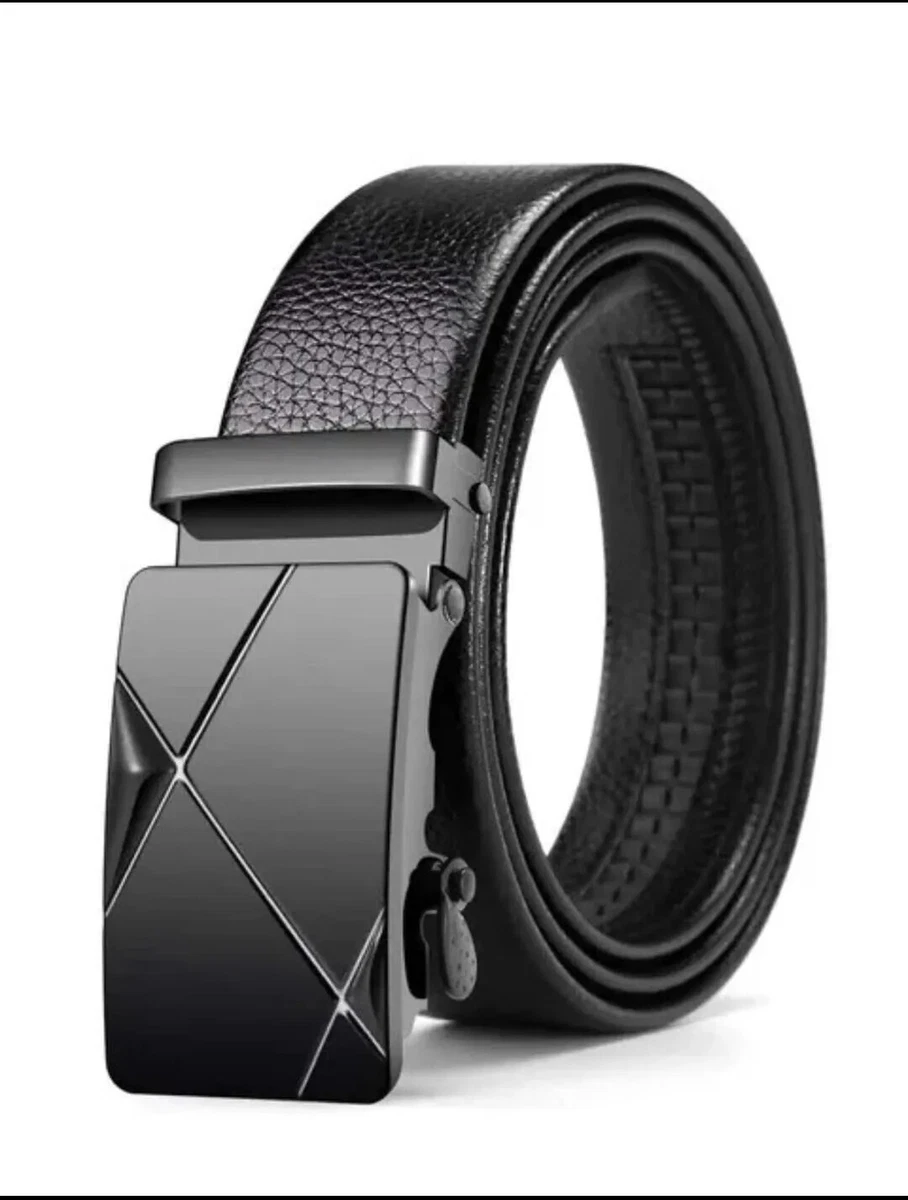 Mens automatic buckle clearance belt