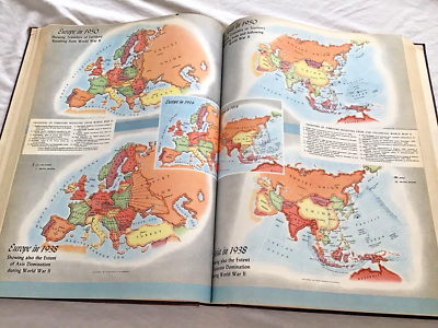 1952 Encyclopedia Britannia World Atlas Unabridged | eBay