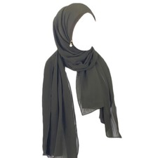 Women Muslim Chiffon Instant Hijab Long Headscarf Shawl Scarves Wrap Stoles Arab