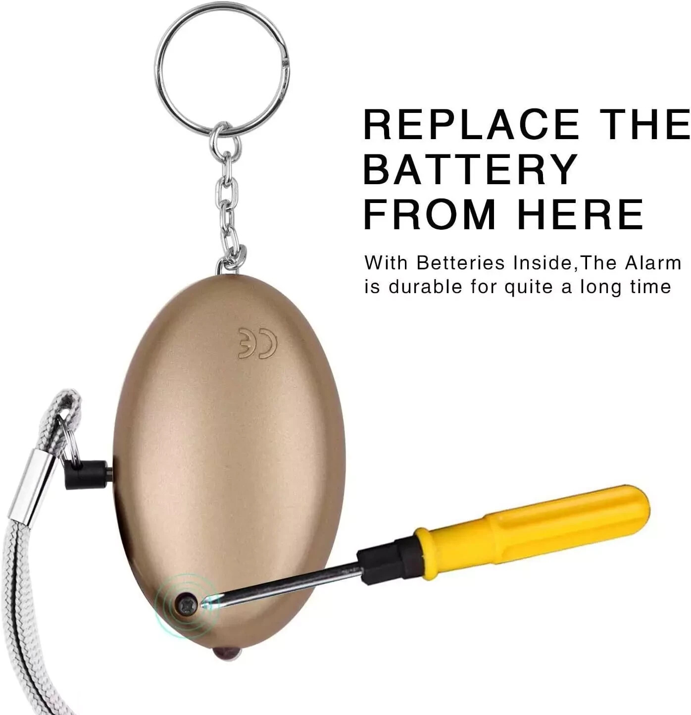 Safe Sound Personal Alarm, Pack 140DB Personal Security Alarm