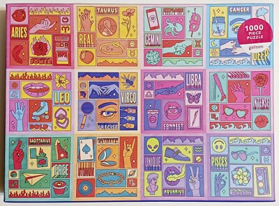 Zodiac Power 27'' × 20'' galison 1000 Piece Puzzle, NEW 