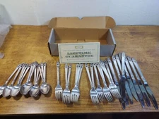 International 1847 Rogers Bros. KING FREDERIK 40 Piece Silverplate Serving for 8