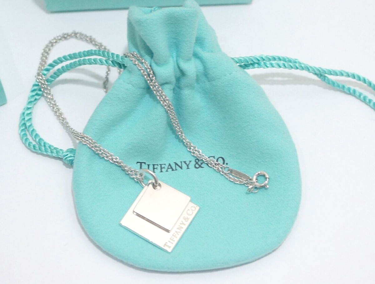 Tiffany & Co. 　MAKERS silver necklace Tiffany & Co. Makers ID Dog Tag Pendant Necklace 23