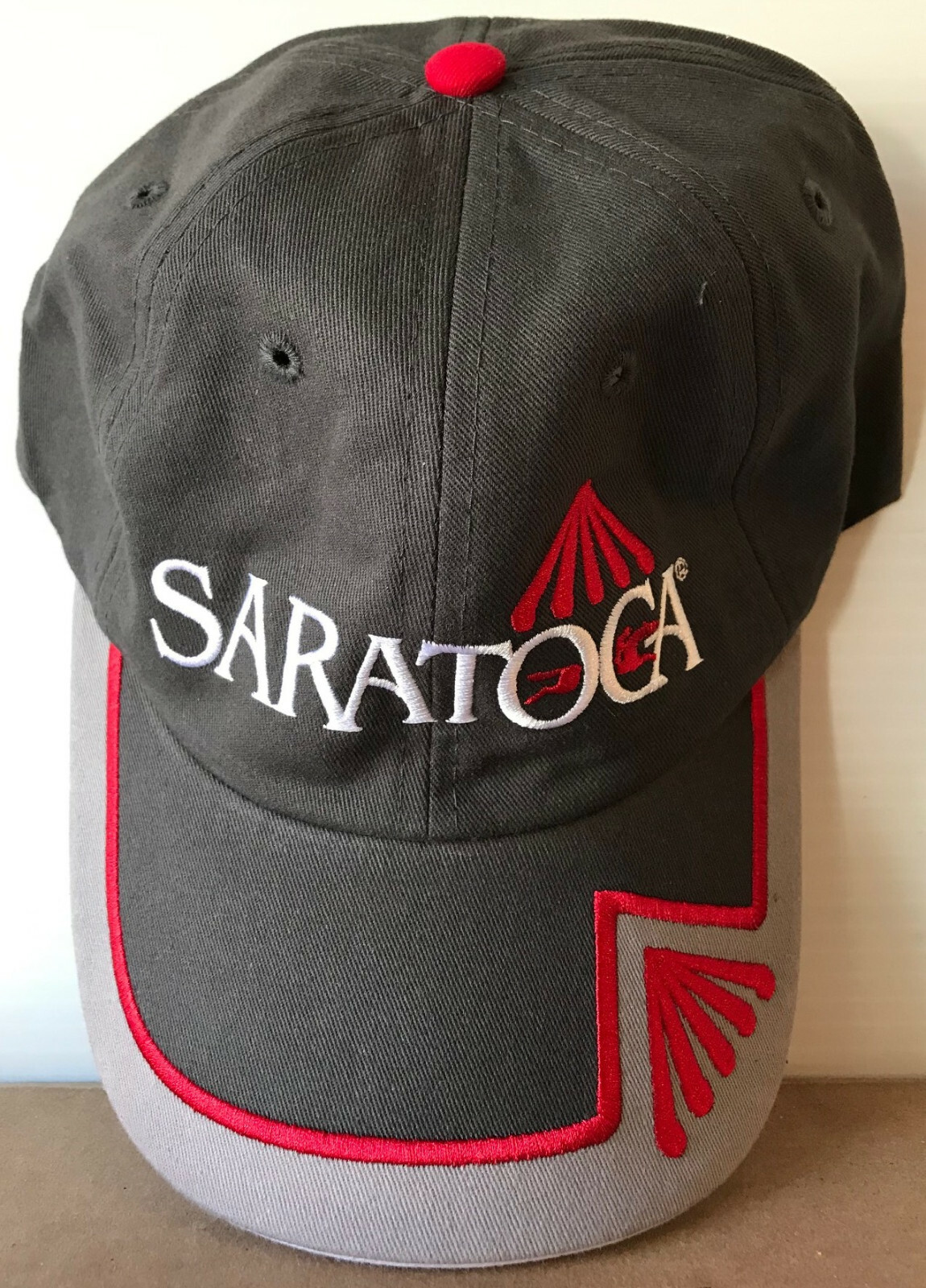 Saratoga Race Course "Starting Gate" Cap / Hat with Adjustable Buckle Saratoga Race Course "Starting Gate" Cap / Hat with Adjustable Buckle