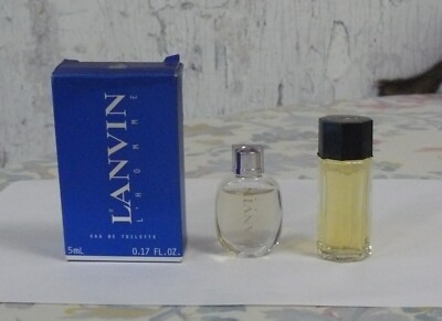 2 Miniaturen Lanvin Herren