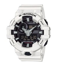 Casio G-Shock GA-100B-7A Matte White Resin Analog Digital Men's Sport Watch