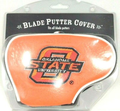 OKLAHOMA STATE COWBOYS Embroidered Logo Blade Putter Cover NIP Team Golf 
