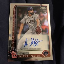 2025 Topps Chrome Baseball Adam Kloffenstein Base Auto Cardinals RC #RA-AK