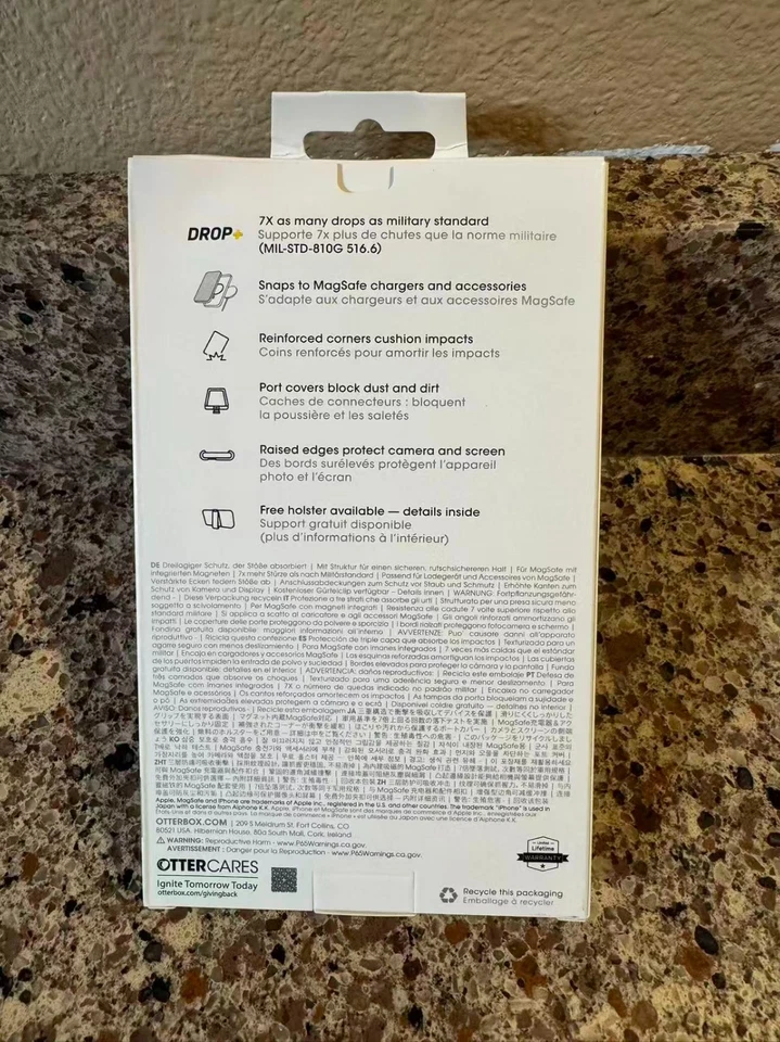 Funda OtterBox Defender Pro Series con MagSafe para Apple iPhone 16 Pro Max Foto 3 de 4