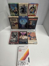 Vintage Betamax Movie Lot Of 10  Good Titles Mixed Genres 