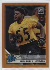 2019 Panini Donruss Optic Rated Rookie Orange Prizm /199 Devin Bush II #194 17pt