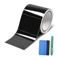 Gloss Black Vinyl Wrap for Chrome Delete 4 Inch x 30ft High Gloss Black