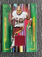 🔥LAVAR ARRINGTON 2005 LR&S GAME USED EMERALD REFRACTOR JERSEY PATCH #'d /45!🔥