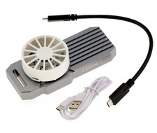 USB 4.0 Thunderbolt 4 40G Enclosure For M2 NVMe SSD. Robust Shockproof Structure