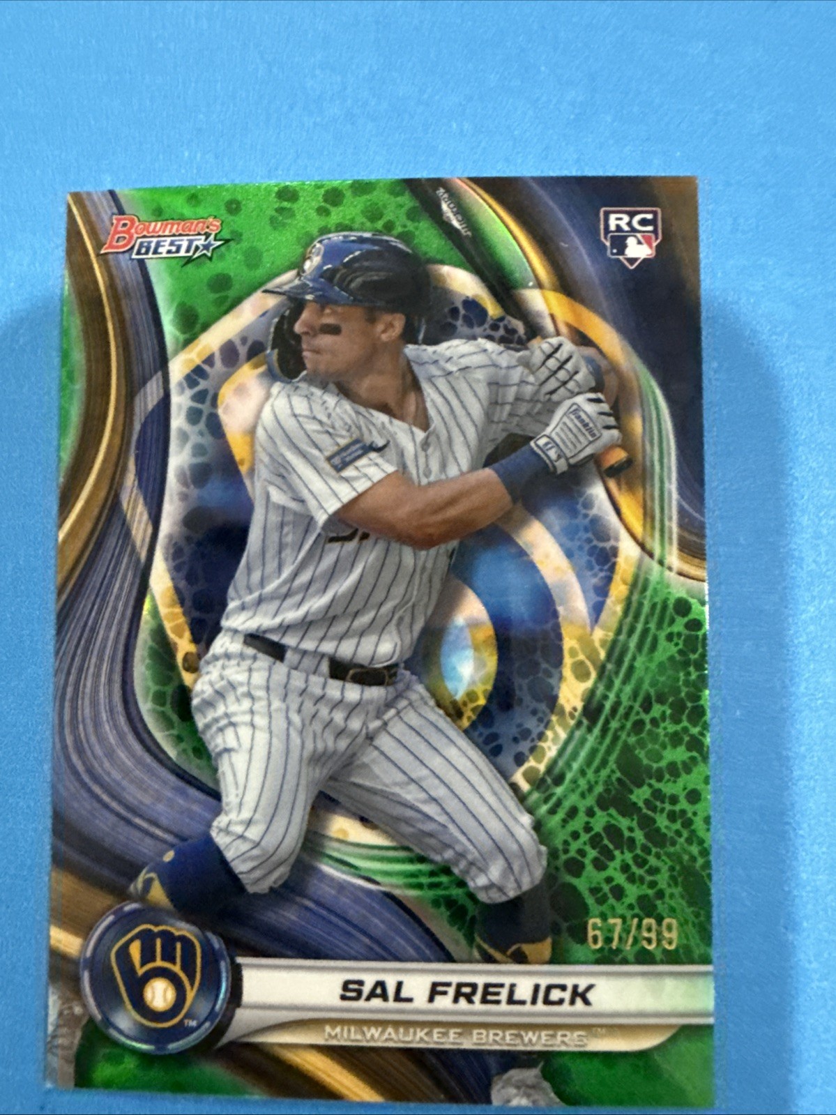 2024 Bowman's Best - Sal Frelick #37 Green Mini-Diamond Refractor /99 (RC)