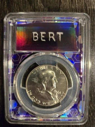 1961 Franklin Half Dollar 50c PCGS MS65 Silver