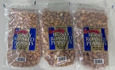 (3) Trader Joe’s Honey Roasted Peanuts 1 lb.