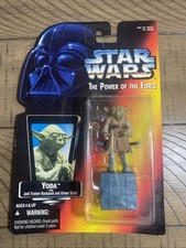 VINTAGE 1995 HASBRO STAR WARS POWER OF THE FORCE YODA ACTION FIGURE