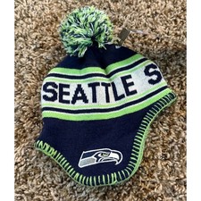 Team Apparel Kids Kids Seattle Seahawks Knit Beanie NWT NB 0-9 Months