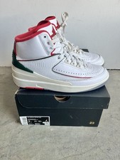 Nike Air Jordan 2 DQ8562-101 Italy Size 7Y Chicago