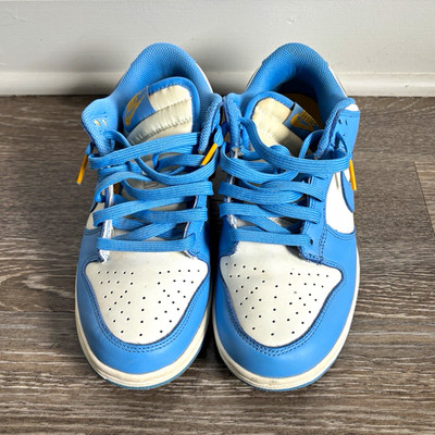Nike Dunk Low Top Coast Sail/Coast/University Gold Leather Sneakers DD1503-100