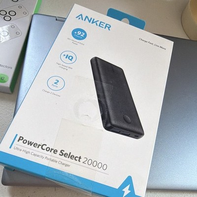Anker PowerCore Select 20000 Portable Charger 2-Port Fast Charge Black