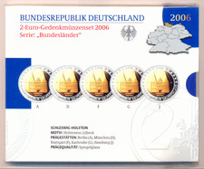 Germany 2 Euro Commemorative Coin Set 2006 Proof Holsten Gate
