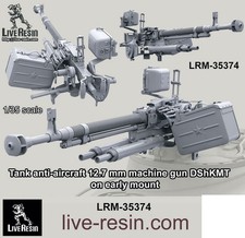 Live Resin 1/35 Tank Anti-Aircraft 12.7mm Mac...