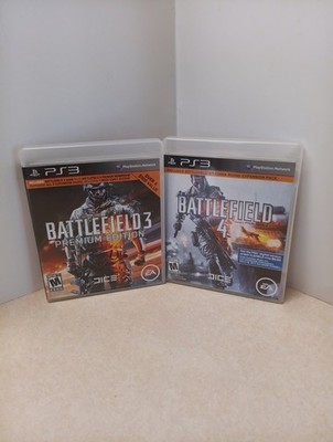 PS3 Battlefield 3 Premium Edition & 4 Video Games Bundle Playstation 3 Complete