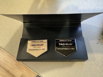 Original Porsche Tag Heuer Formel E Team Pin Anstecker Set Neu OVP