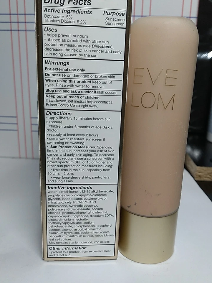 EVE LOM RADIANCE PERFECTED TINTED MOISTURIZER SPF 15 ~ CREAM 6, 1.7 OZ NIB - Image 4 of 4