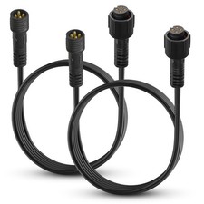 2 PCS 10FT 4 Pin Rock Light Extension Cable, RGB Wheel Well Lights Extension ...