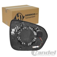 Diederichs Spiegelglas Beheizt Links Passend FüR Dacia Duster Renault Duster
