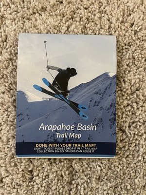 Arapahoe Basin Ski Resort Winter Trail Map 2025 2026 Lift ticket? vail keystone