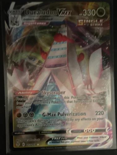 The Pokémon Company Duraludon VMAX 123/203 Evolving Skies Ultra Rare Holo 330 HP
