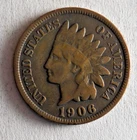 1906 UNITED STATES PENNY - INDIAN HEAD - Great Coin - Lot #A27