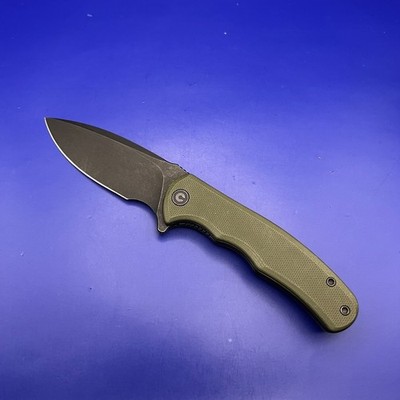 Civivi Mini Praxis Pocket Knife Green G10 D2 Steel