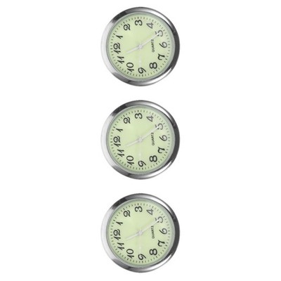 3 Count Fahrzeuguhr Autoschmuck Armaturenbrettauto -Uhr Miniuhren