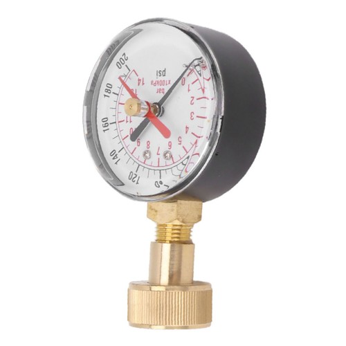 Water Pressure Gauge Aluminum Alloy Iron 0 To 200Psi Universal Water US - Picture 15 of 22