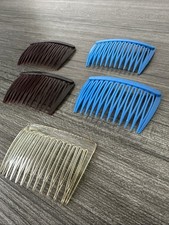 Vintage 80s GOODY Lot of 5 Plastic Hair Combs Side/Slip Combs 90s Retro Classic