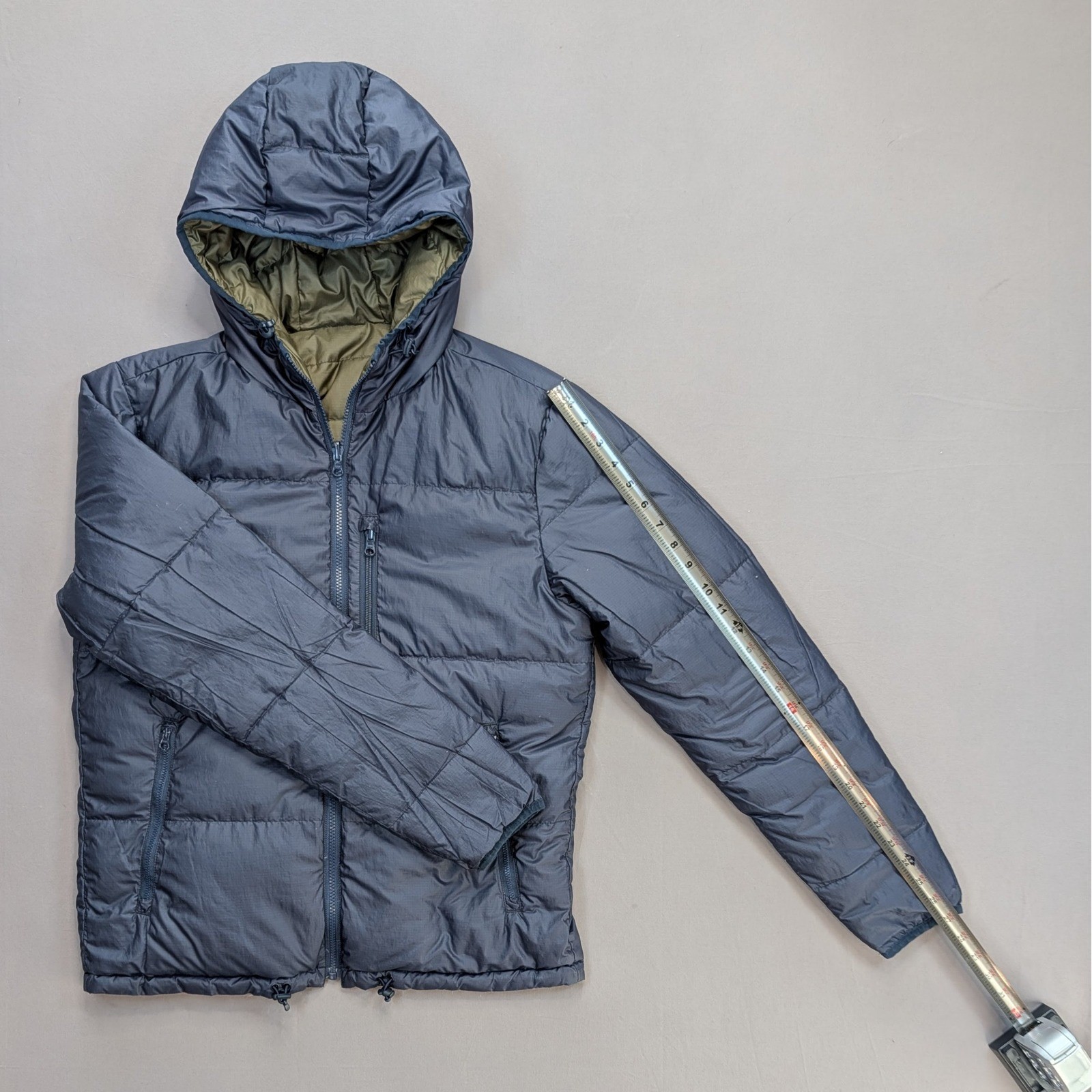 Outerknown Reversible Down Jacket Mens M Hooded P… - image 9