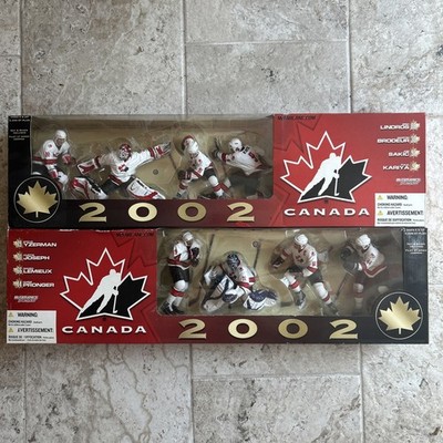 2002 McFarlane NHL Hockey Team Canada Olympic 8 Figures (Two Sets Of 4)