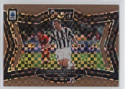2024 Select Serie A Field Level Bronze Checker Prizm 10/45 Zinedine Zidane 7y2