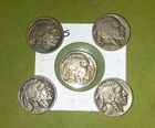 5 buffalo nickels P / D / S 36 36S 36D 37 37S