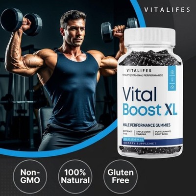 (1 Pack) Vital Boost XL Male Gummys Advanced Formula VitalBoost XL 30 Gummies