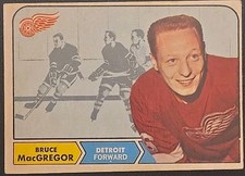 1968-69 O-Pee-Chee #30 Bruce MacGregor Detroit Red Wings NHL